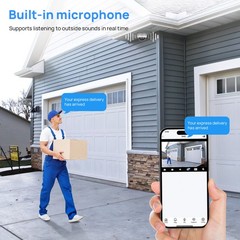 VIKYLIN MINI Dome POE IR30M 8MP 4K Security CAMERA MIC Outdoor/indoor ONVIF Lot