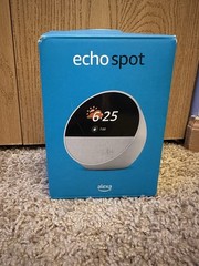 New – Amazon Echo Spot “RARE Nickelodeon Limited Edition” (Model BV84J9) – White