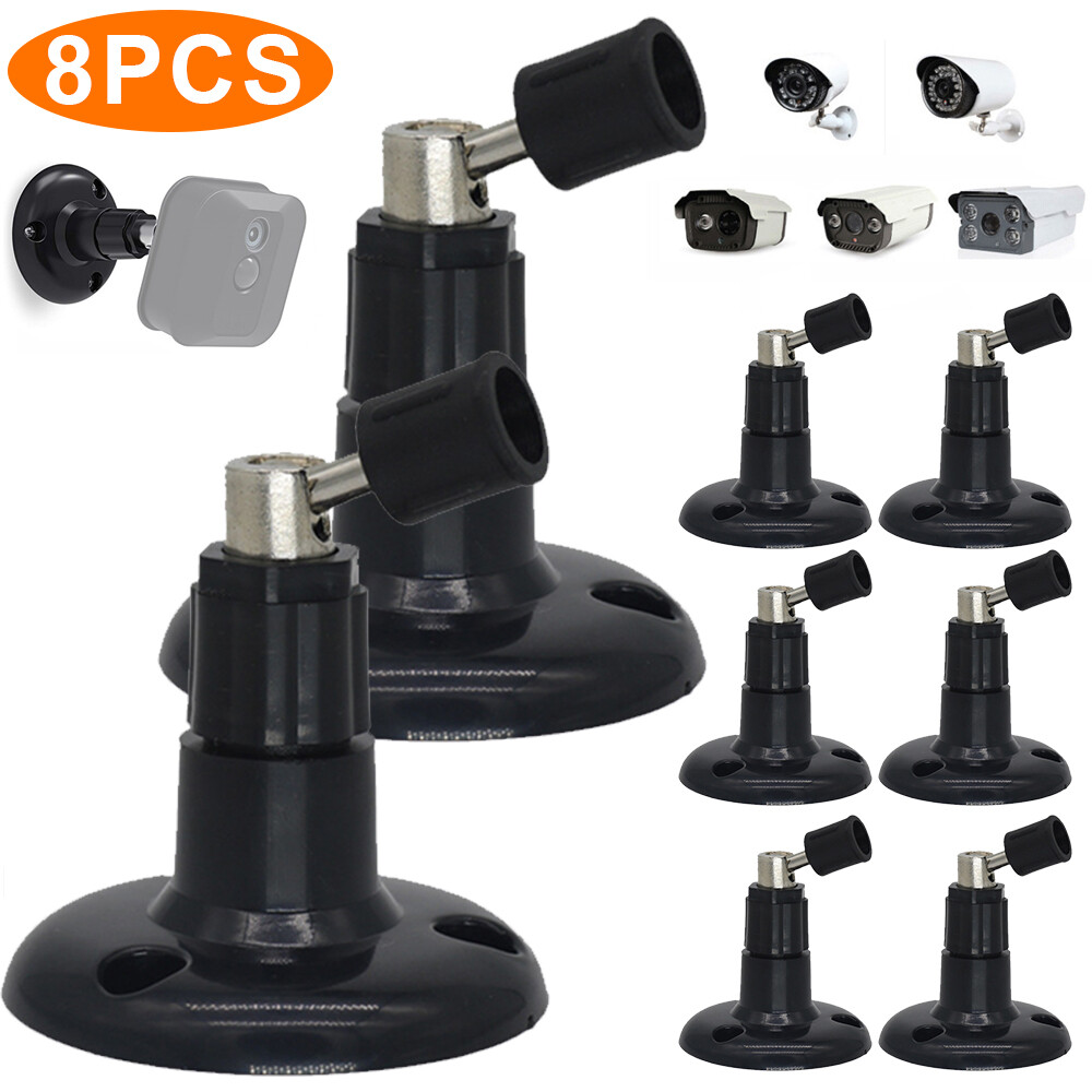 8Pcs Wall Mount Bracket for Blink XT2 In/Outdoor Camera 360° Adjustable Holder
