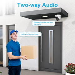 Anpviz 6MP Outdoor PoE PTZ IP Camera, 5X Optical Zoom, Human/Vehicle Detection