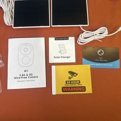 4 PACK- Solar Wireless 3MP Outdoor Security Camera 5G 2.4G WiFi IP65 Cloud/SD