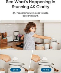 eufy Security 4K Indoor Camera E30-No Subscription, Work as Pet Camera