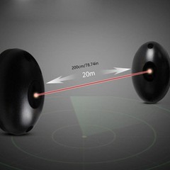 New 20m Single Beam Alarm Photoelectric Infrared Detector Alarm Home Security