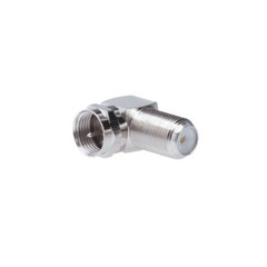 90 Degree Right Angle F Male to Female Coaxial Cable Adapter Connector Multi LOT