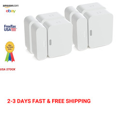 Entry Sensor Pack of 4 for Windows and Doors Compatible with Home Security