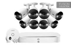 Lorex 4K Fusion Series 8-Channel NVR – Wired & Wi-Fi Smart Security