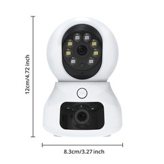 boykeep Wireless 5G WiFi Security Camera 2K Smart Indoor Night Vision Wired Cam
