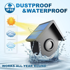 Solar Driveway Alarm Motion Sensor 1/2 Mile Range Wireless Outdoor Alert System
