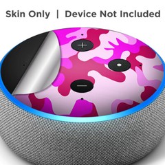 Vinyl Decal Skin for Amazon Echo Dot 3rd Gen – Pink Camo ,Camouflage