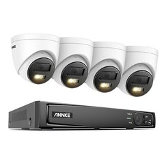 ANNKE 12MP PoE Security Camera System Color Night 16CH NVR Audio Recording IP67
