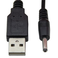 DC Power Cord USB to 3.5mm x 1.35mm Barrel Jack Adapter Connector Charging Cable