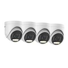 ANNKE 4pcs 5MP CCTV Security Camera Outdoor Color Night Vision Audio Recording