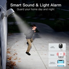 Vimtag Security Camera Outdoor 2.5K, 1 Count (Pack of 1), 2.5K/4MP White
