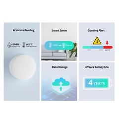 3PC SONOFF SNZB-02 Zigbee Temperature and Humidity Sensor Smart Home App control