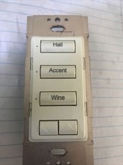 Lutron Homework’s ST-NB-NONE 5 Button