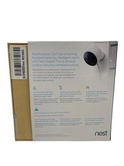 Google Nest Cam Outdoor Security Camera – NC2100ES – Wired – New
