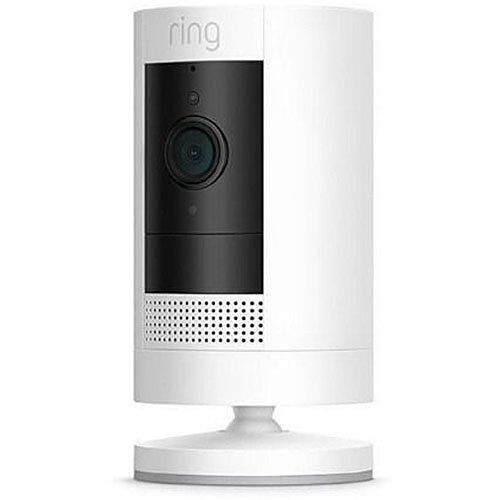 Ring Stick Up Cam Network Camera – White – 1920 x 1080 – 60 Feet 8SC1S9-WEN0