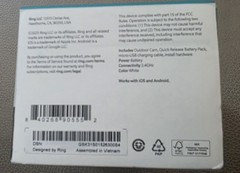 White – Ring Outdoor Cam (Stick Up Cam) Battery . New Factory Sealed