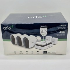✨ SEALED✨ Arlo Pro 4 3 Camera Security System 2K HDR Wireless Spotlight Bundle