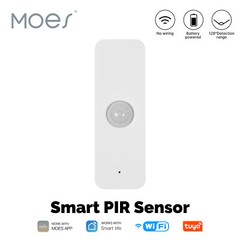MOES WiFi Smart PIR Sensor Wireless Human Body IR Motion Detector Home Security