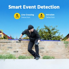 ANNKE 4K Color Night CCTV Security Camera System 8CH DVR Outdoor Human Detection