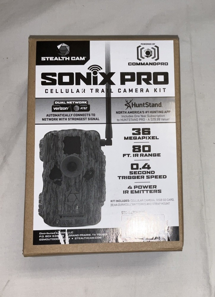 Stealth Cam Sonix Pro Wireless Cellular Trail Camera Kit