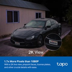 TP-Link – Tapo Floodlight and Wireless Pan-Tilt Security 2K QHD Camera, 360° …