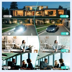 Vikylin 4K 8MP 25X Zoom PoE Security Camera PTZ Auto Tracking Outdoor 2Way Audio