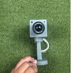 90’s Vintage Imitation Security Camera Dummy Surveillance Flashing Oscillating