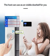 Wirless Intelligent Burglar Home Security Alarm System 433MHz GSM App Control