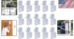 Wireless 90dB Door & Window Security Alarms – 15 Pack for Peace of Mind