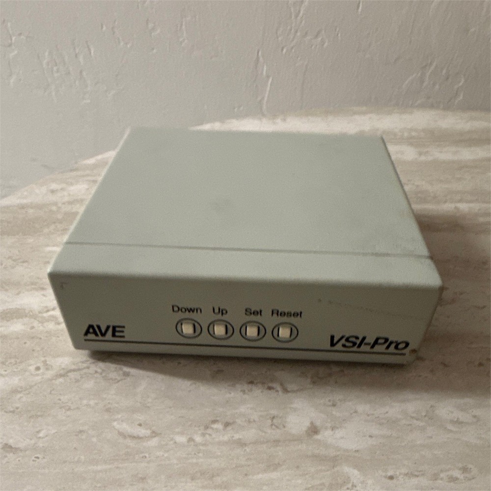 AVE VSI-Pro Box/Body Analog Security Camera B&W BNC RS-232 Gray 9-12VDC
