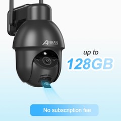 ANRAN Wireless Solar Battery Powered Wifi IP Outdoor Home Security Camera System