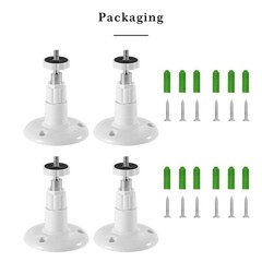 4/8 Pack Camera Wall Mount Bracket Outdoor Indoor Flexible for Arlo Pro Security