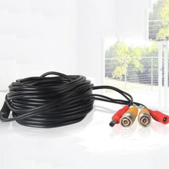 5M-50M BNC DC Power Lead CCTV Security Camera DVR Video Record Extension Cable