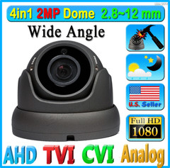 LEXAcctv HD 4in1 2MP 1080P 2.8-12mm TVI AHD CVI CVBS Surveillance Camera