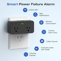 Power Failure Alarm WiFi, Newest Smart Power Outage Alarm with App