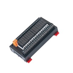 SK Series Relay Module PLC Amplifier DIN Rail Pluggable 4/6/8/10/12/16 Channel