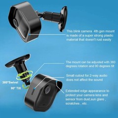 Premium 4-Pack Blink Outdoor Camera Mounts with Adjustable Weatherproof Housing