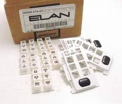 ELAN 40605-016-02 Standard Keypad Conversion to White Kit (5 Pcs.) PPD Shipping