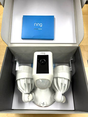 Ring Floodlight Cam Wired Plus with Chime Pro 2.0 (2nd gen), Open Box