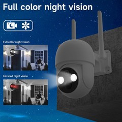 2/4PK Solar Camera Outdoor Wireless Solar Security Camera System 4MP WiFi iP Cam