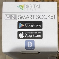Digital Gadgets Wi-Fi Mini Smart Socket DHSPLG1-R White NEW