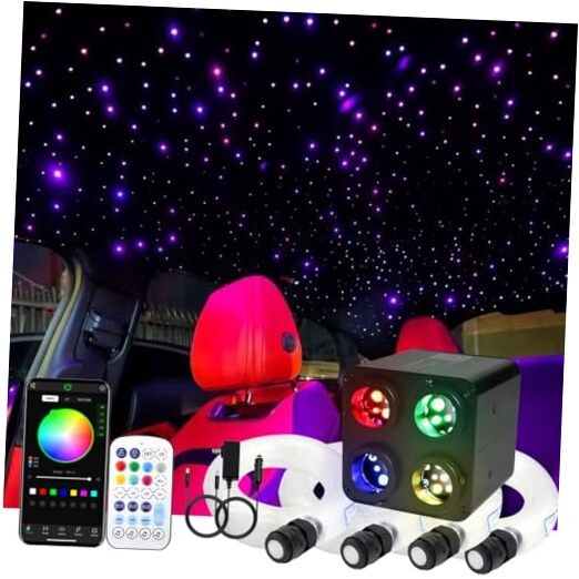 4Port 36W Twinkle – 2000pcs 0.03in 13.1ft Fiber Twinkle + 2000pcs*0.03in*13.1ft