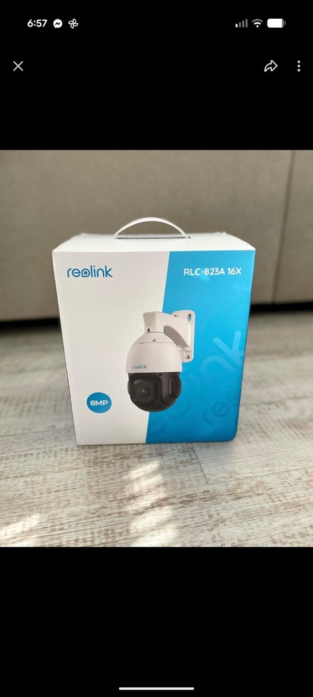 Reolink RLC-823A 4K PTZ PoE Security Camera w/ 16X Optical Zoom *New In Box*