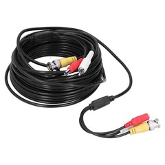 Hot 10-30m BNC DC Video Audio Power Cable Cord Wire For CCTV Security Camera DVR
