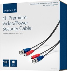 Insignia 100′ 4K Ultra HD Premium Video Power Cable Analog Cable CCTV Camera NEW