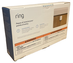 Ring – Alarm Contact Sensor (2nd Gen) (6-Pack) – White 4SD6SZ-0EN0 New