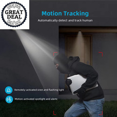 Wifi PTZ Camera Dual Lens Screen AI Auto Tracking IP Camera CCTV P2P Icsee NEWW