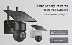 INQMEGA Camouflage Security Camera 4G 360 2K Solar Panel 24/7 Recording